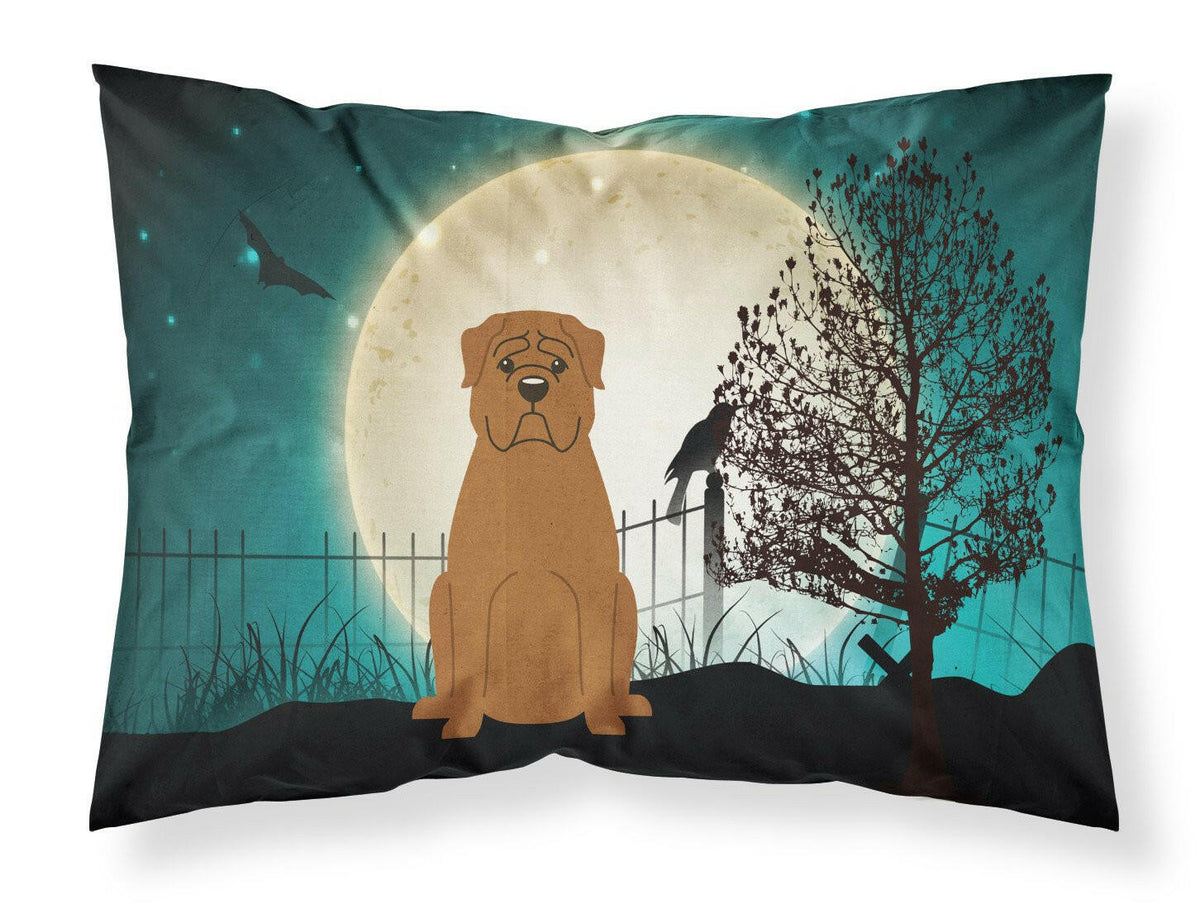 Halloween Scary Dogue de Bourdeaux Fabric Standard Pillowcase BB2263PILLOWCASE by Caroline&#39;s Treasures
