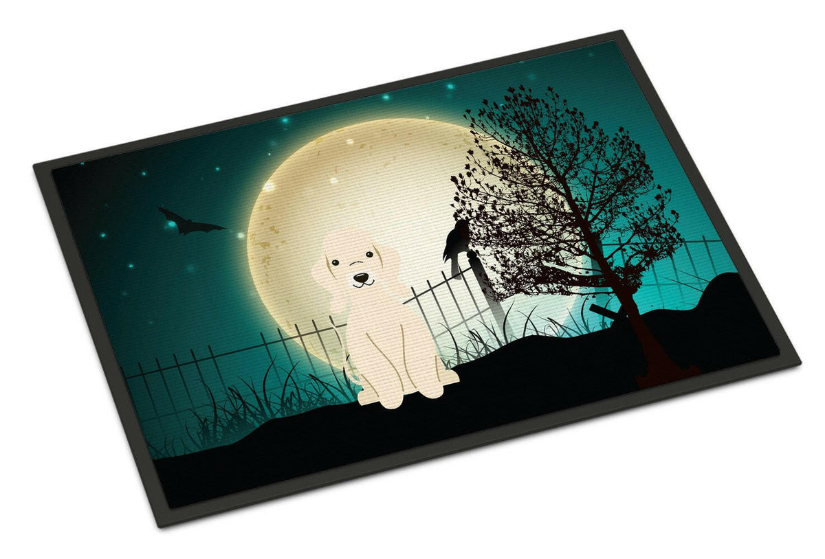 Halloween Scary Bedlington Terrier Sandy Indoor or Outdoor Mat 18x27 BB2281MAT - the-store.com