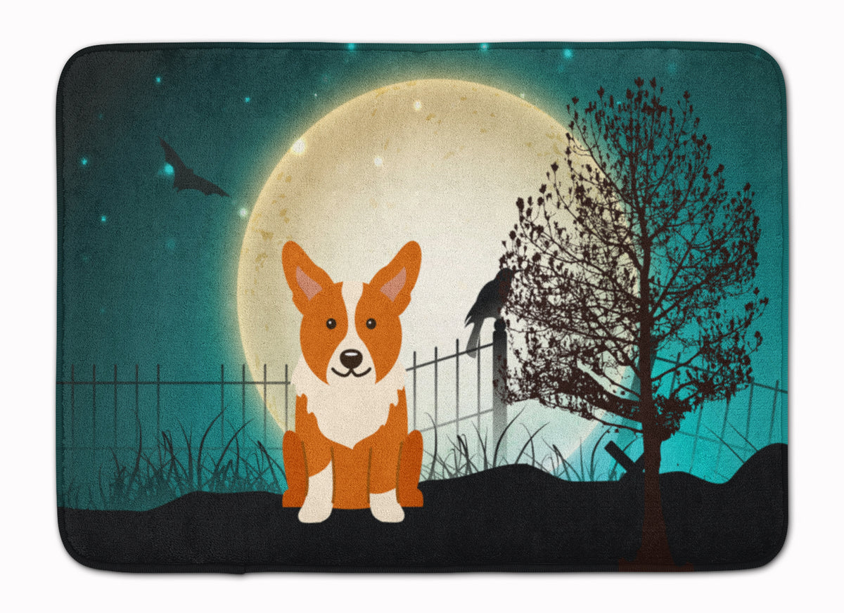 Halloween Scary Corgi Machine Washable Memory Foam Mat BB2290RUG - the-store.com