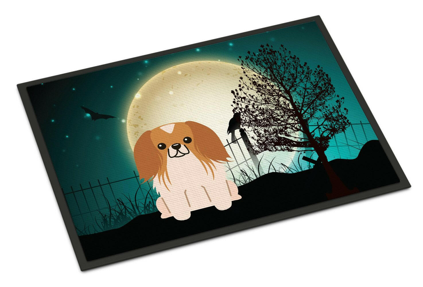 Halloween Scary Pekingnese Red White Indoor or Outdoor Mat 24x36 BB2293JMAT - the-store.com