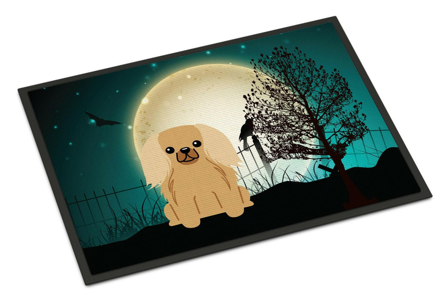 Halloween Scary Pekingnese Fawn Sable Indoor or Outdoor Mat 24x36 BB2294JMAT - the-store.com