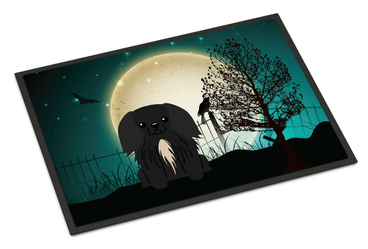 Halloween Scary Pekingnese Black Indoor or Outdoor Mat 24x36 BB2297JMAT - the-store.com