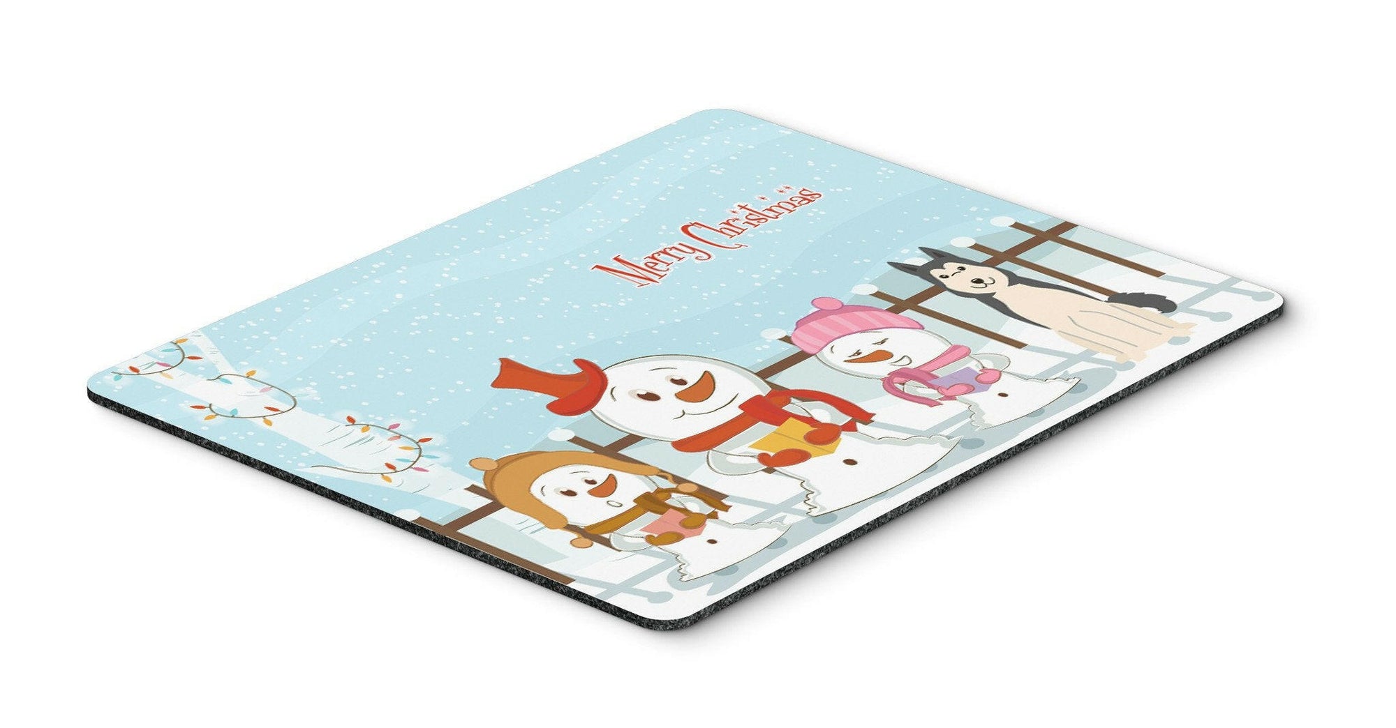 Merry Christmas Carolers West Siberian Laika Spitz Mouse Pad, Hot Pad or Trivet BB2356MP by Caroline's Treasures