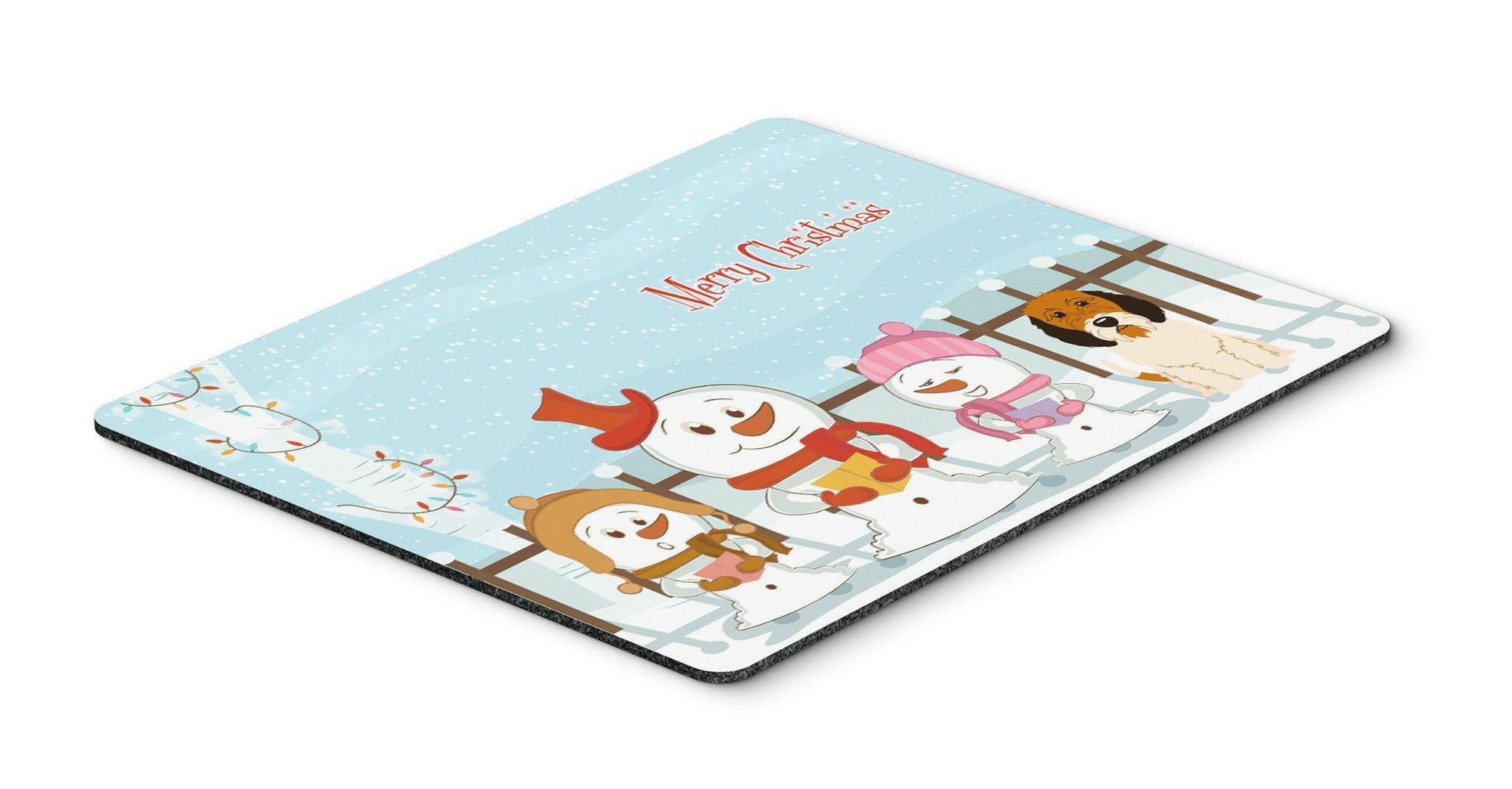 Merry Christmas Carolers Petit Basset Griffon Veenden Mouse Pad, Hot Pad or Trivet BB2410MP by Caroline's Treasures