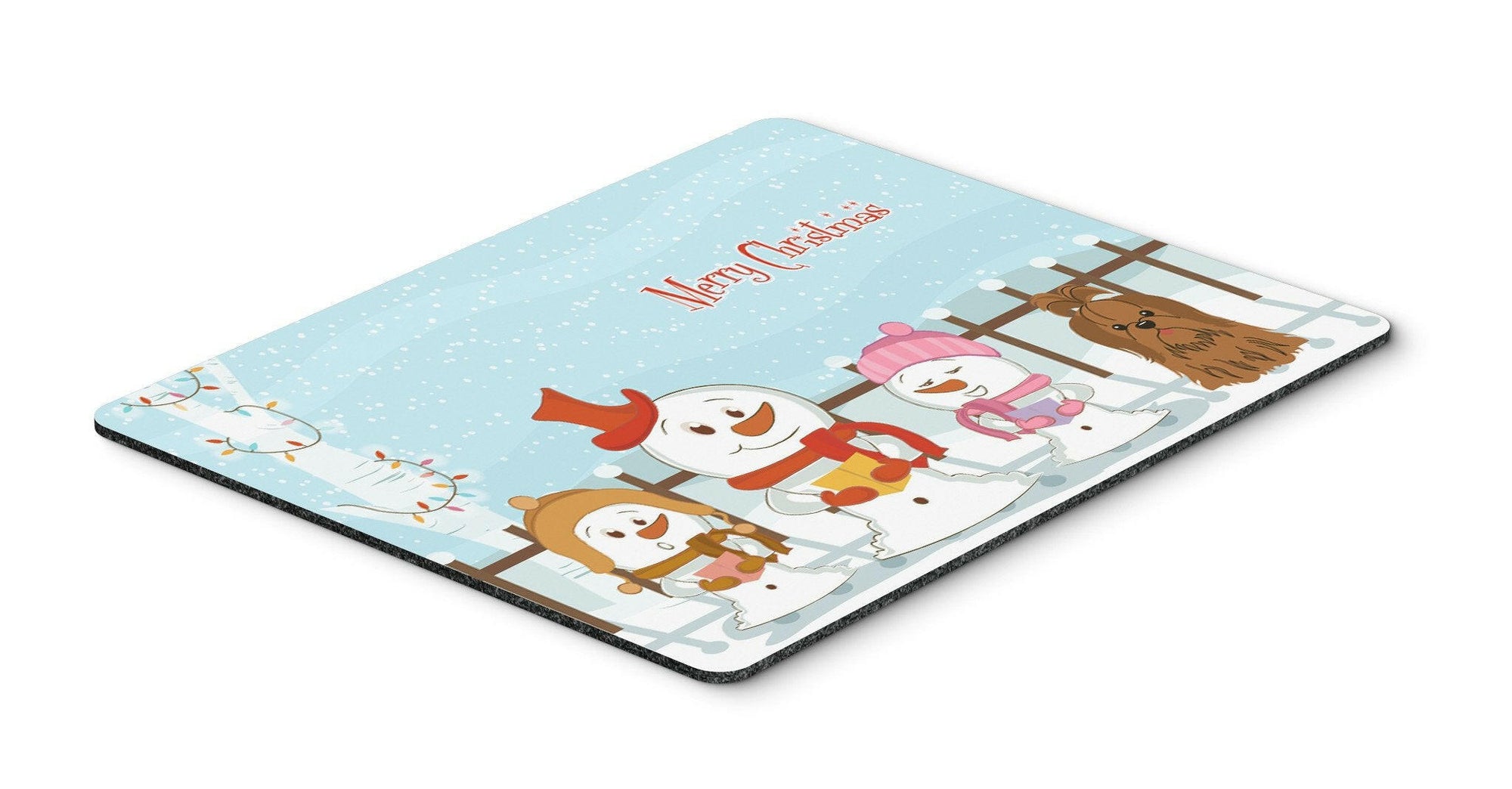 Merry Christmas Carolers Shih Tzu Chocolate Mouse Pad, Hot Pad or Trivet BB2417MP by Caroline's Treasures