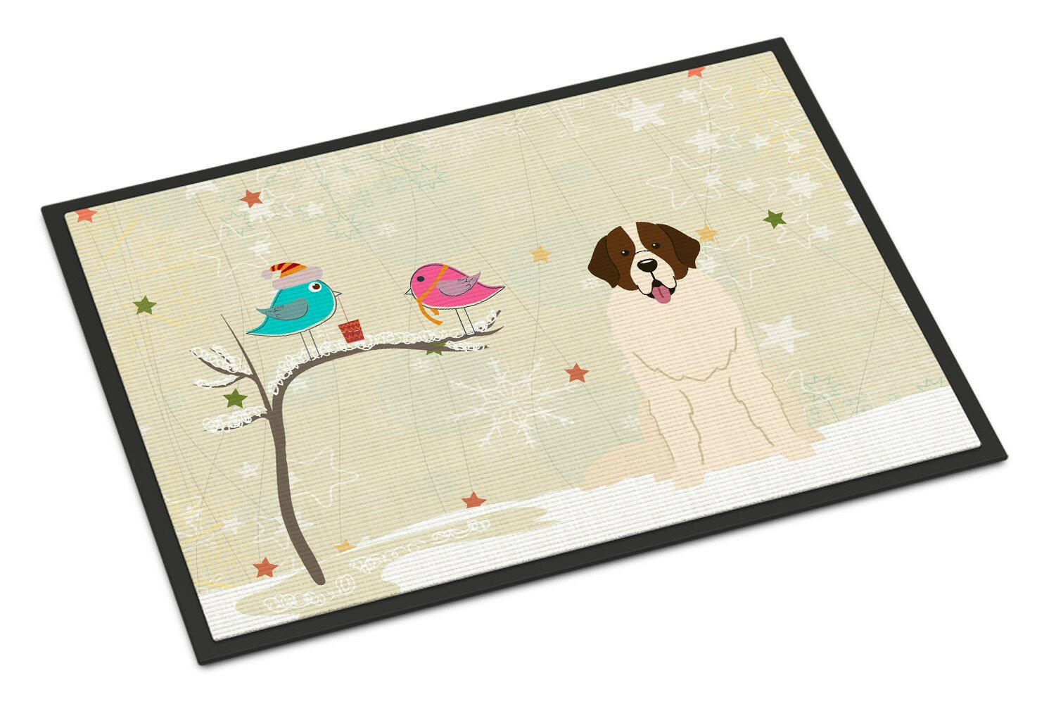 Christmas Presents between Friends Moscow Watchdog Indoor or Outdoor Mat 24x36 BB2499JMAT - the-store.com