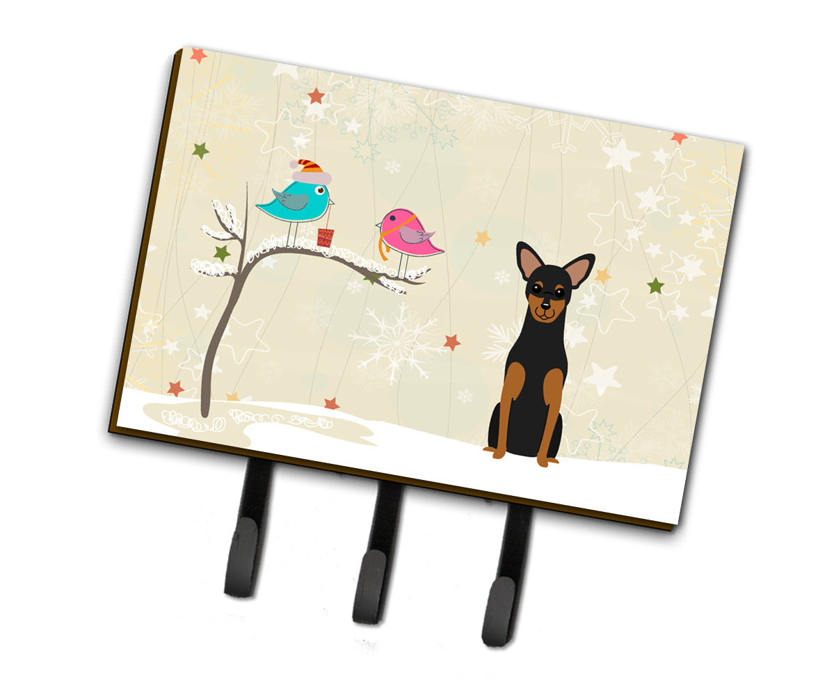 Christmas Presents between Friends Manchester Terrier Leash or Key Holder BB2500TH68  the-store.com.