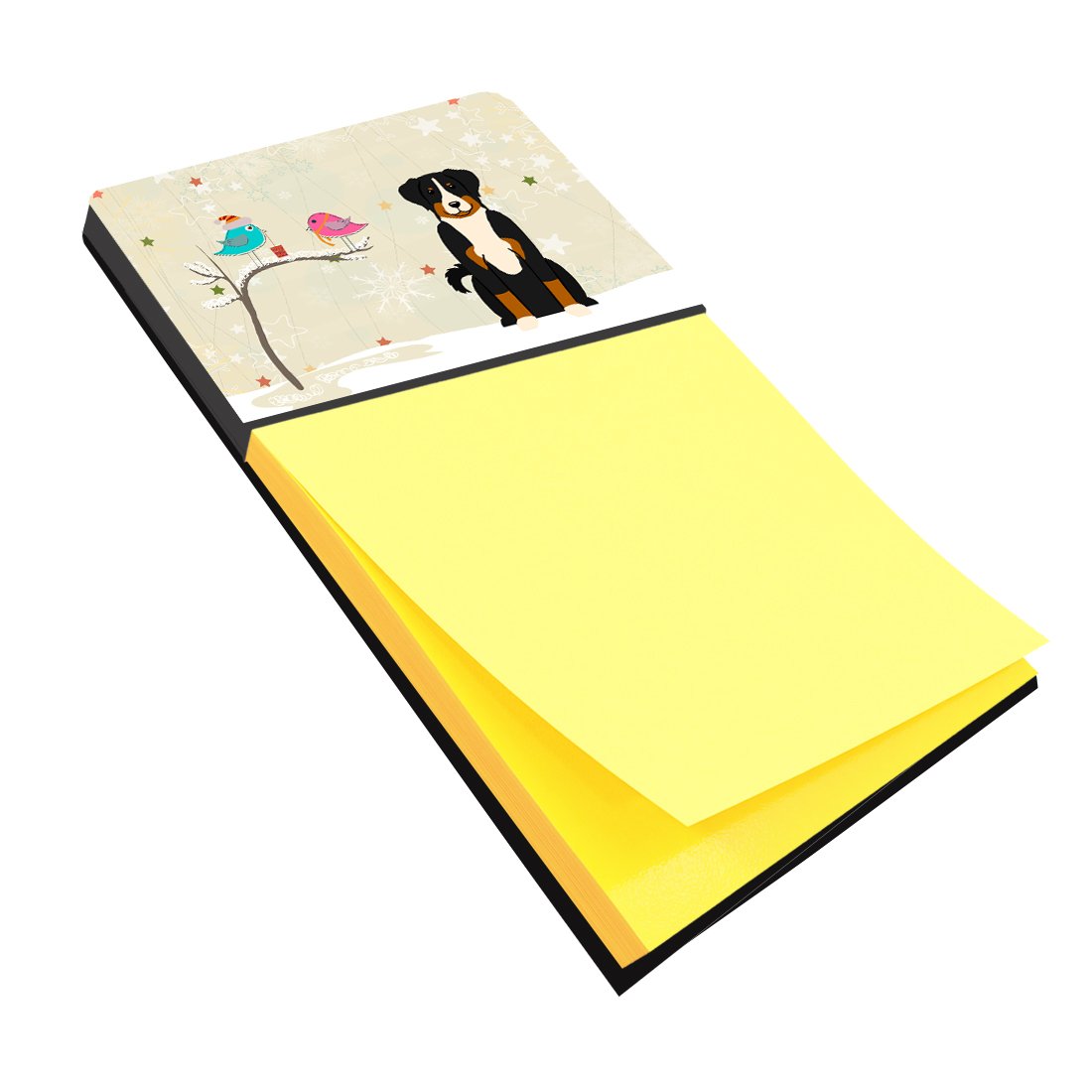 Christmas Presents between Friends Appenzeller Sennenhund Sticky Note Holder BB2515SN by Caroline's Treasures