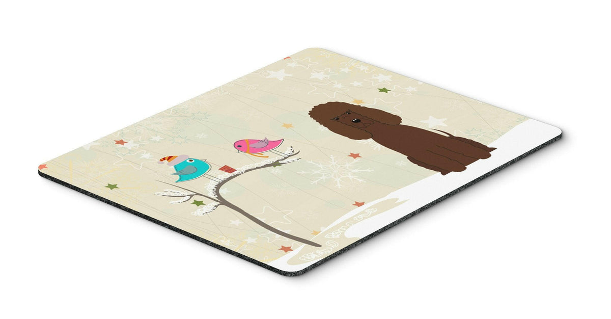 Christmas Presents between Friends Irish Water Spaniel Mouse Pad, Hot Pad or Trivet BB2535MP by Caroline&#39;s Treasures