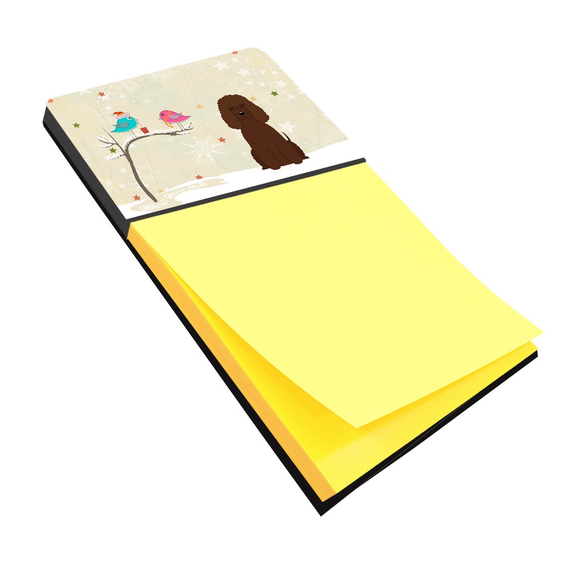 Christmas Presents between Friends Irish Water Spaniel Sticky Note Holder BB2535SN by Caroline&#39;s Treasures