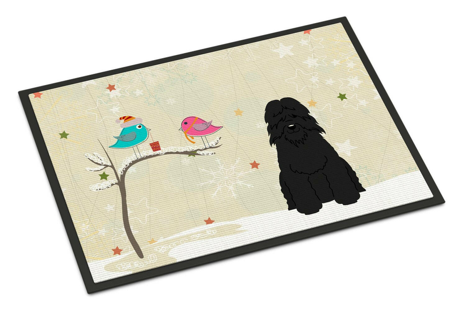 Christmas Presents between Friends Bouvier des Flandres Indoor or Outdoor Mat 24x36 BB2546JMAT - the-store.com