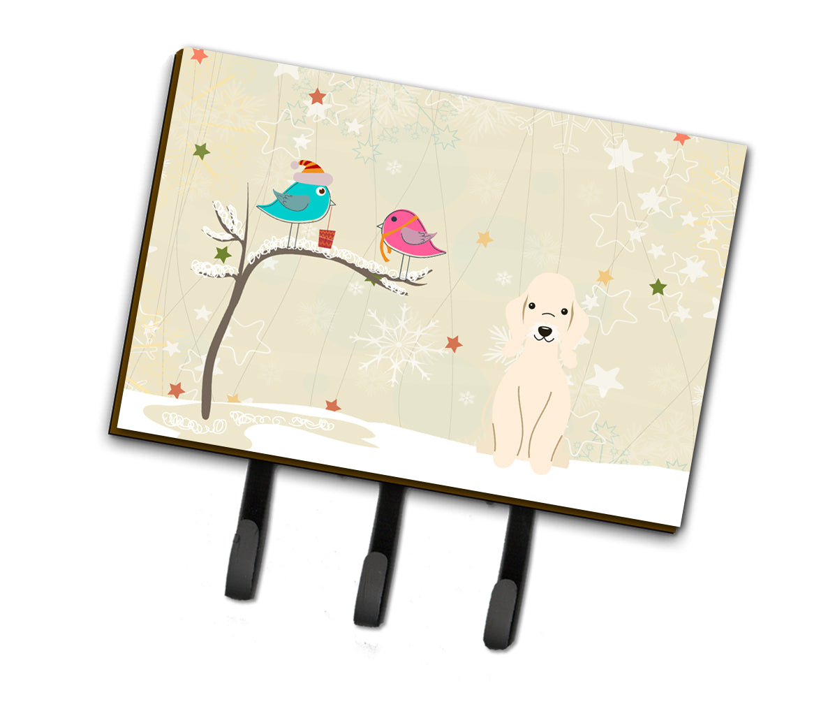 Christmas Presents between Friends Bedlington Terrier Sandy Leash or Key Holder BB2563TH68  the-store.com.