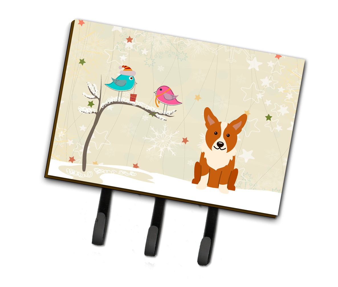 Christmas Presents between Friends Corgi Leash or Key Holder BB2572TH68  the-store.com.