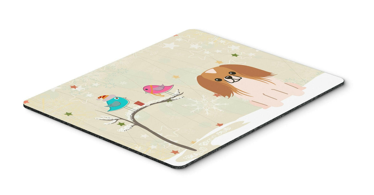 Christmas Presents between Friends Pekingnese Red White Mouse Pad, Hot Pad or Trivet BB2575MP by Caroline&#39;s Treasures