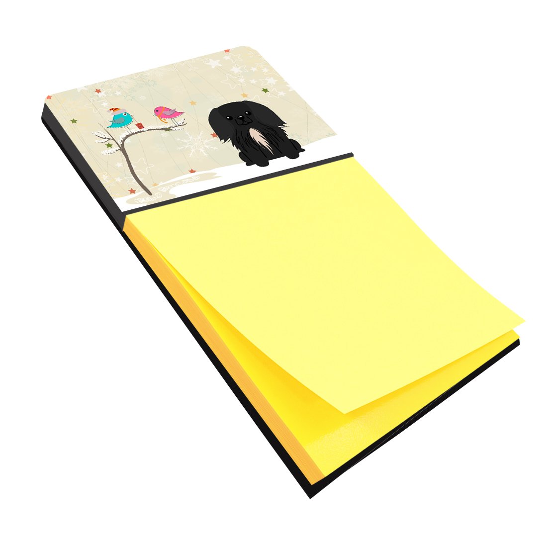 Christmas Presents between Friends Pekingnese Black Sticky Note Holder BB2579SN by Caroline's Treasures