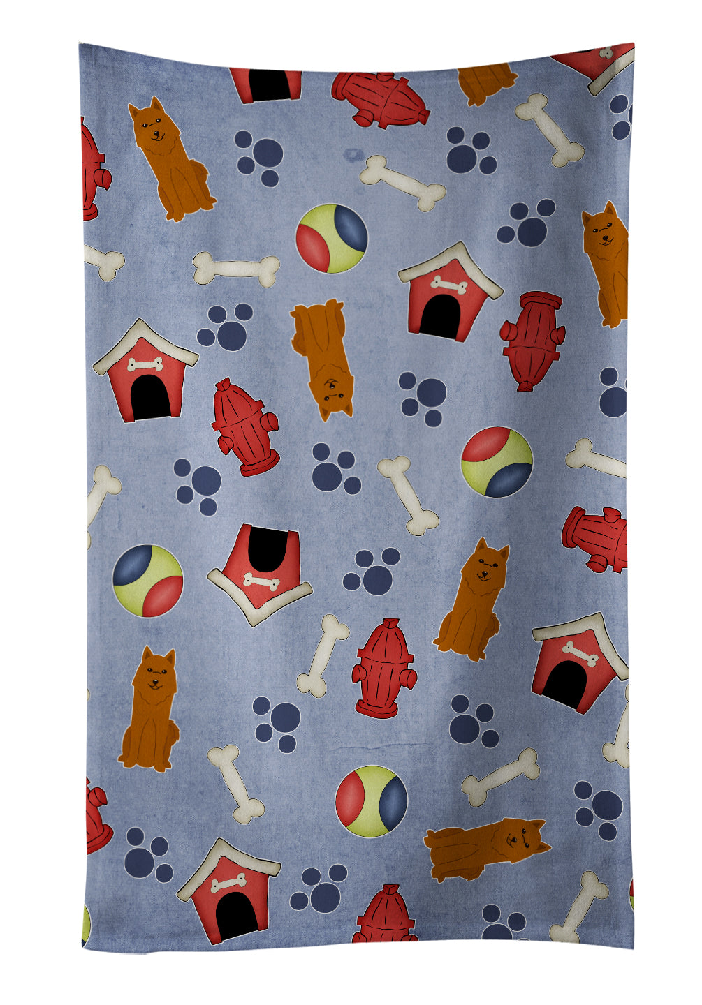 Dog House Collection Karelian Bear Dog Kitchen Towel BB2635KTWL - the-store.com