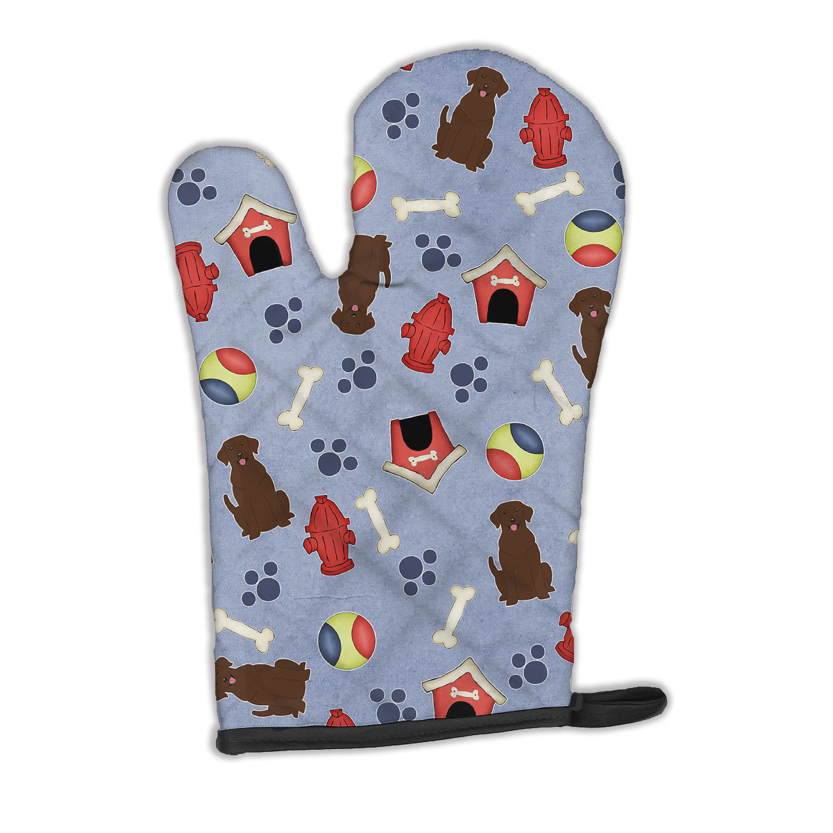 Dog House Collection Chocolate Labrador Oven Mitt BB2669OVMT  the-store.com.