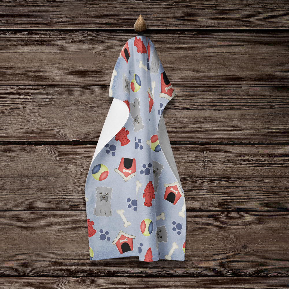 Dog House Collection Glen of Imal Grey Kitchen Towel BB2672KTWL - the-store.com