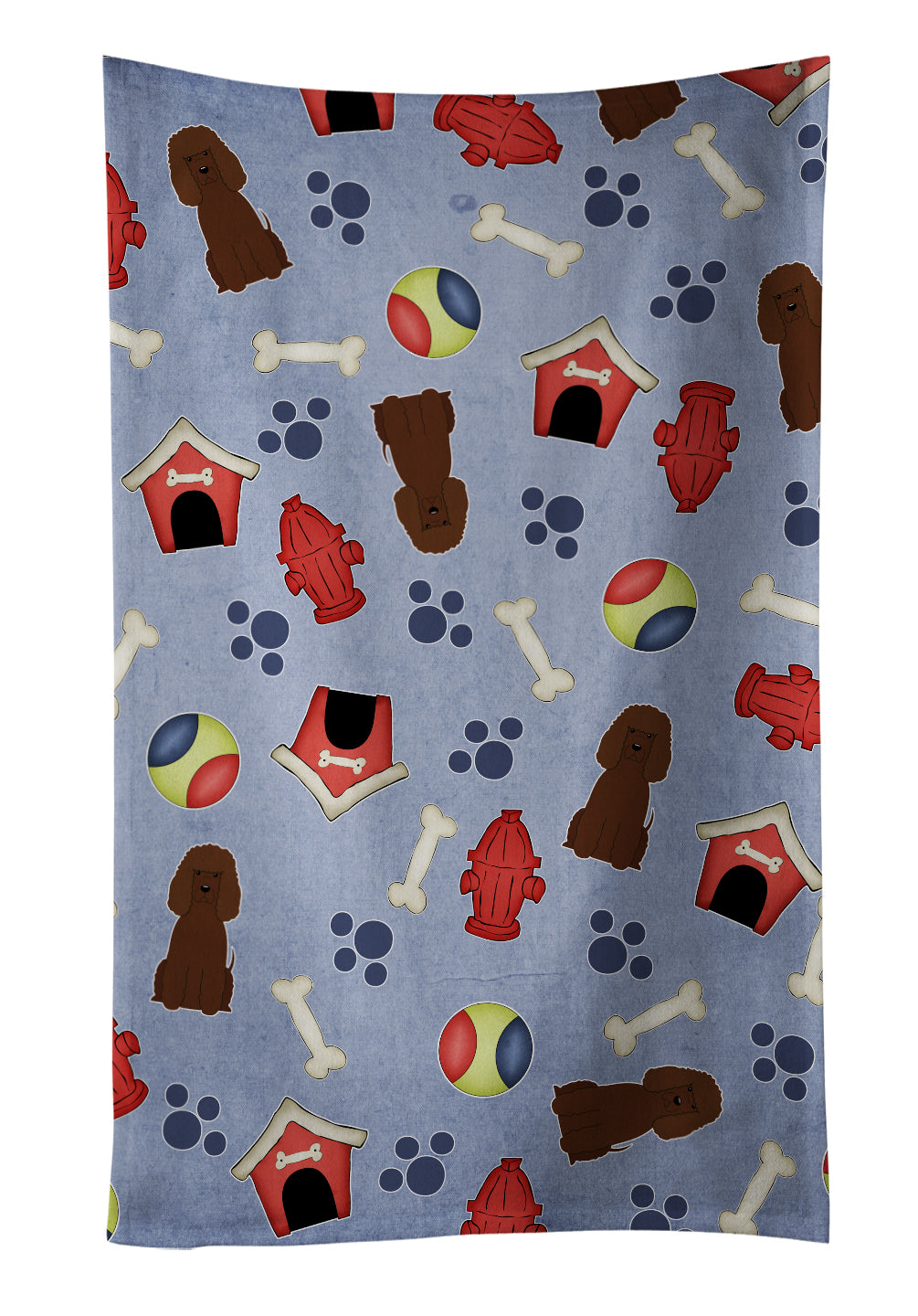 Dog House Collection Irish Water Spaniel Kitchen Towel BB2676KTWL - the-store.com