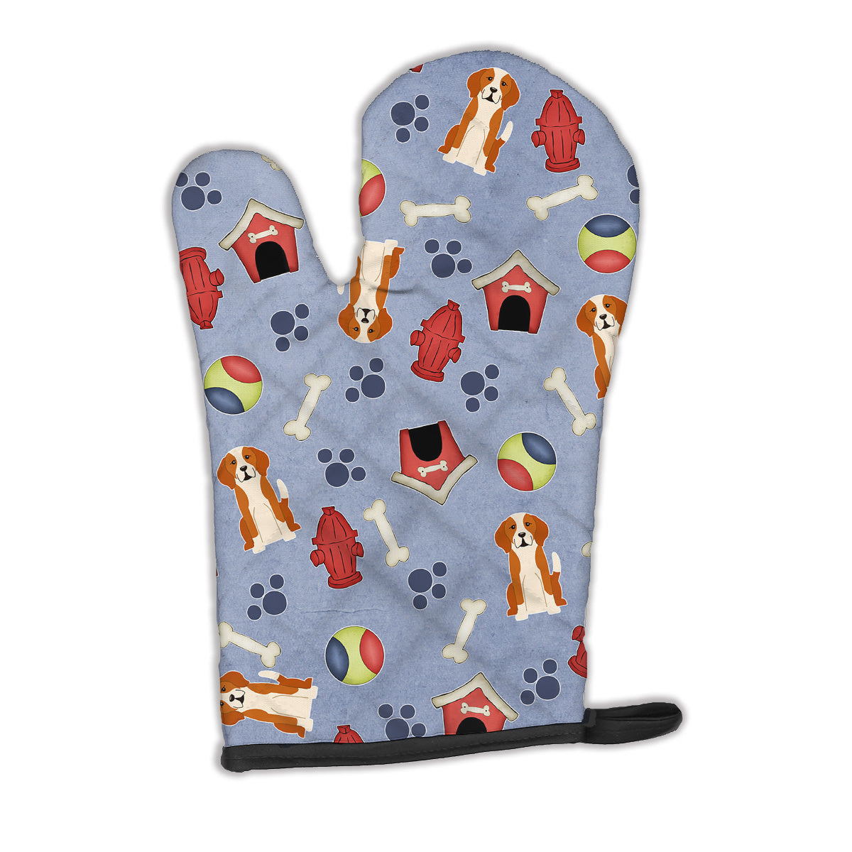 Dog House Collection English Foxhound Oven Mitt BB2723OVMT  the-store.com.