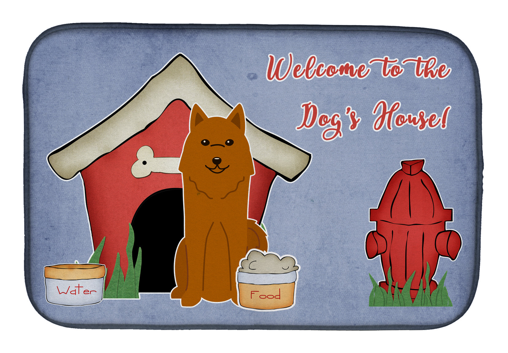 Dog House Collection Karelian Bear Dog Dish Drying Mat BB2776DDM  the-store.com.