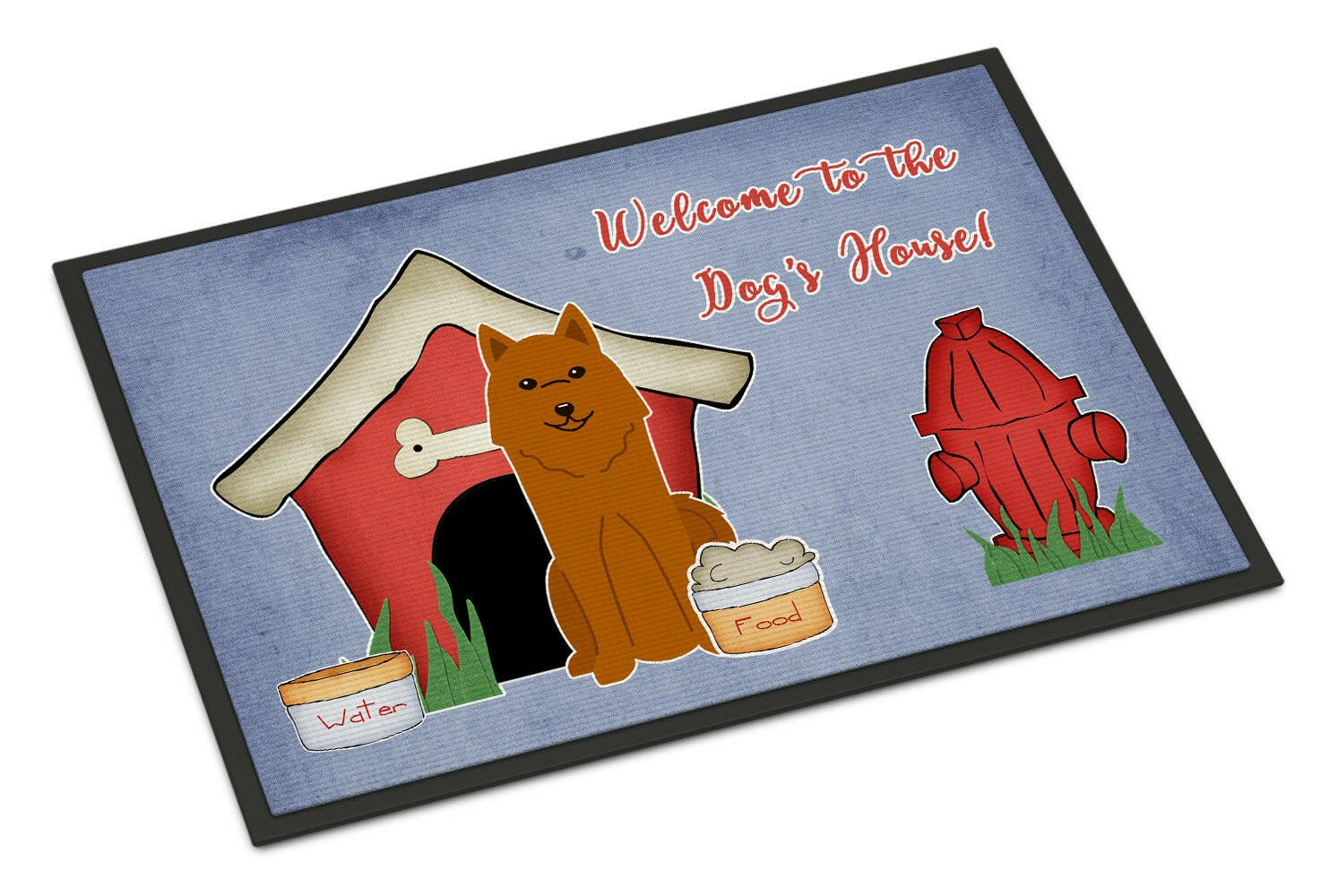 Dog House Collection Karelian Bear Dog Indoor or Outdoor Mat 24x36 BB2776JMAT - the-store.com