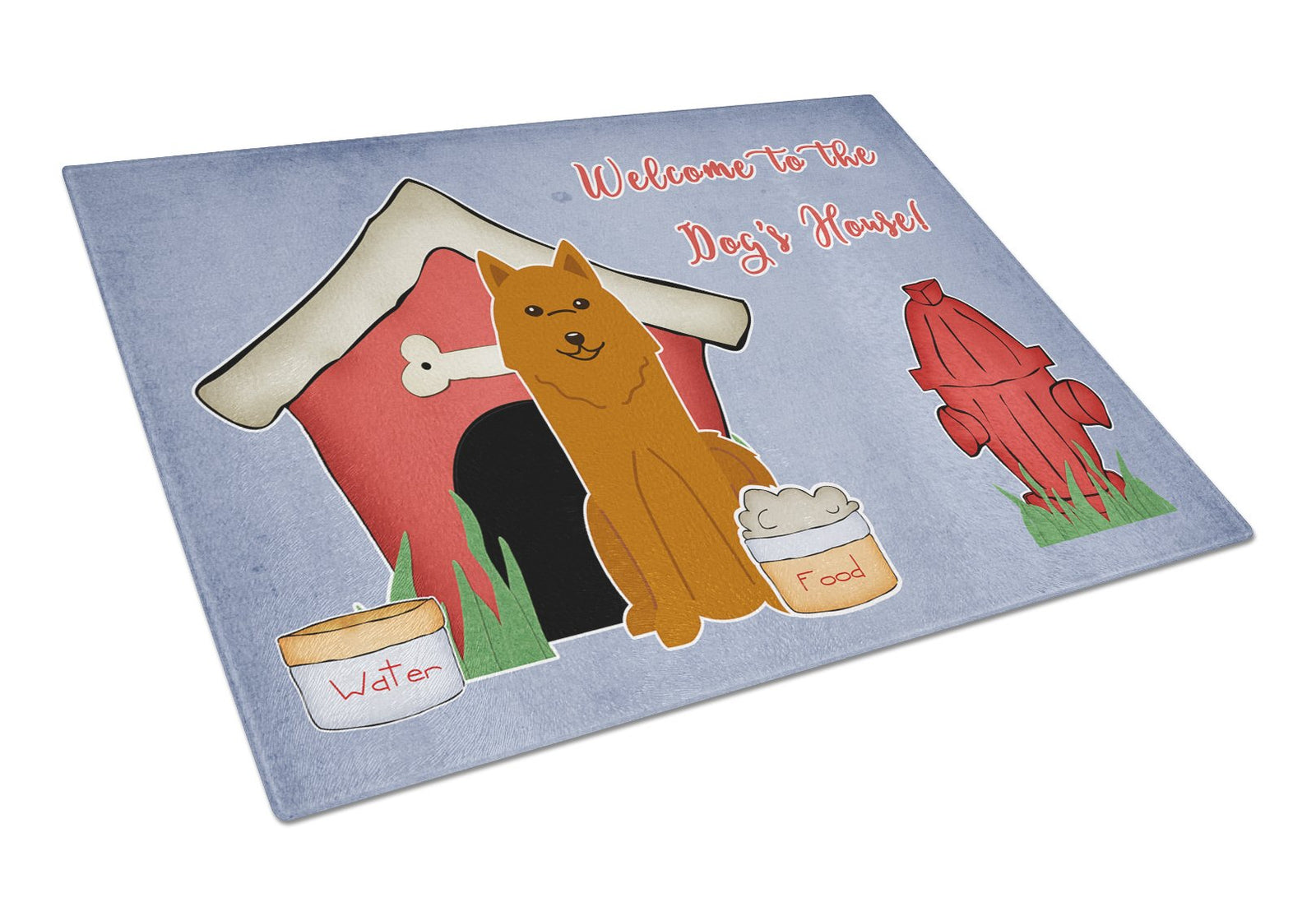 Dog House Collection Karelian Bear Dog Glass Cutting Board Large BB2776LCB by Caroline's Treasures