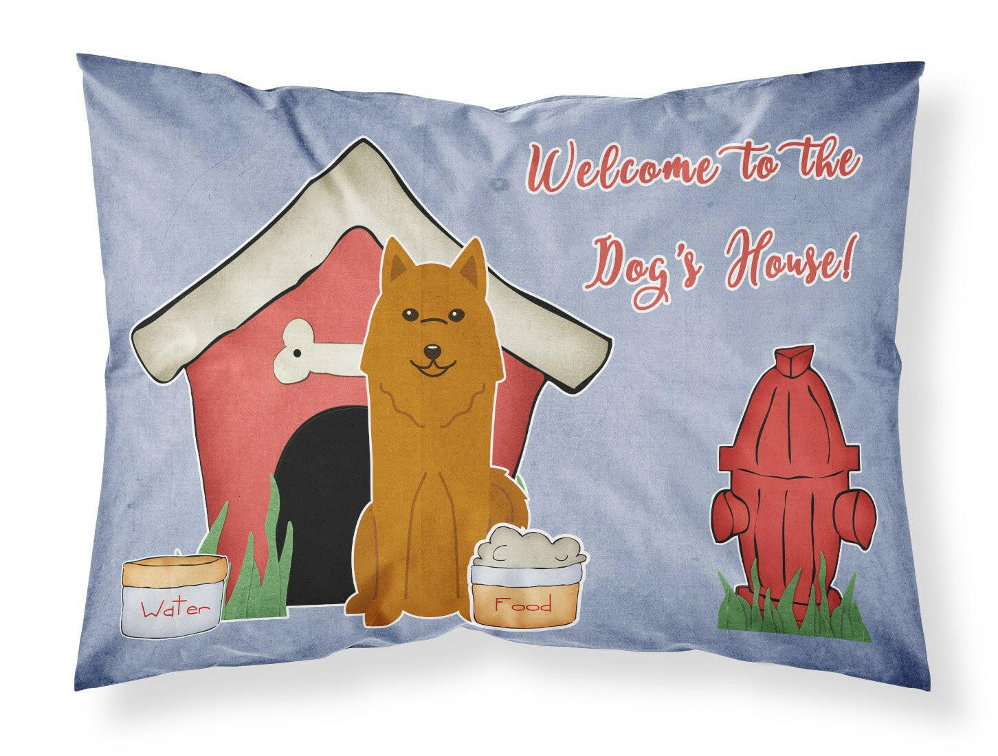 Dog House Collection Karelian Bear Dog Fabric Standard Pillowcase BB2776PILLOWCASE by Caroline's Treasures