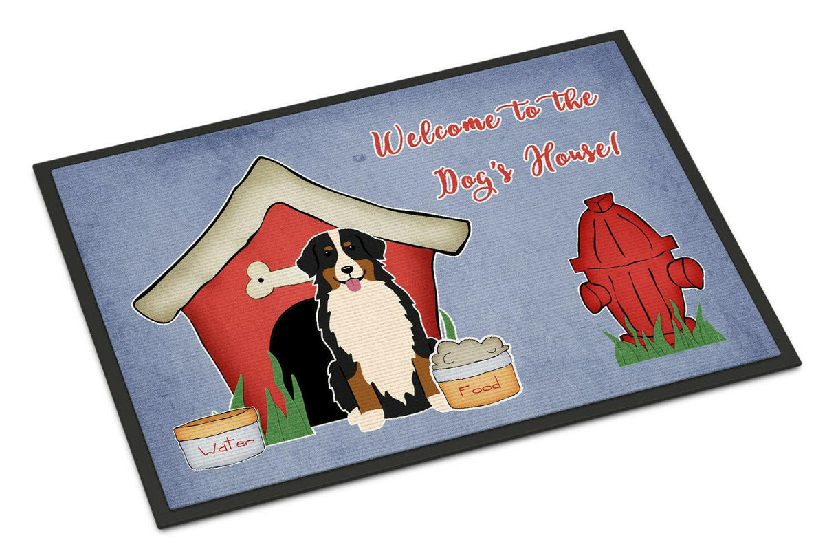 Dog House Collection Bernese Mountain Dog Indoor or Outdoor Mat 24x36 BB2790JMAT - the-store.com