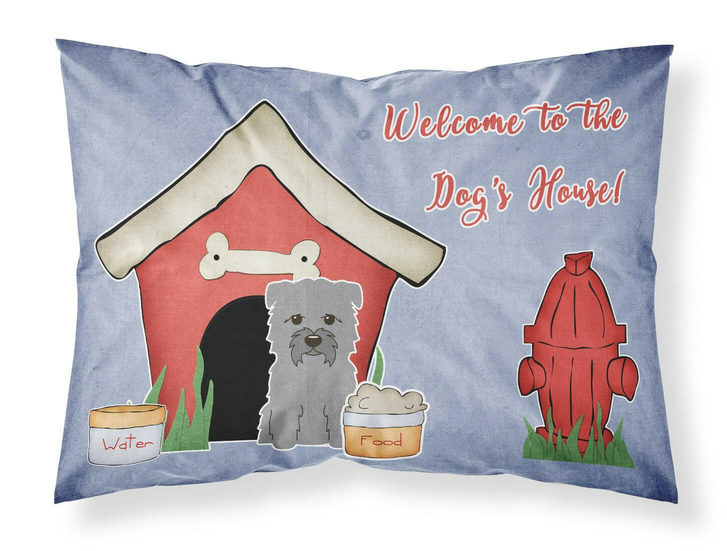 Dog House Collection Glen of Imal Grey Fabric Standard Pillowcase BB2813PILLOWCASE by Caroline's Treasures