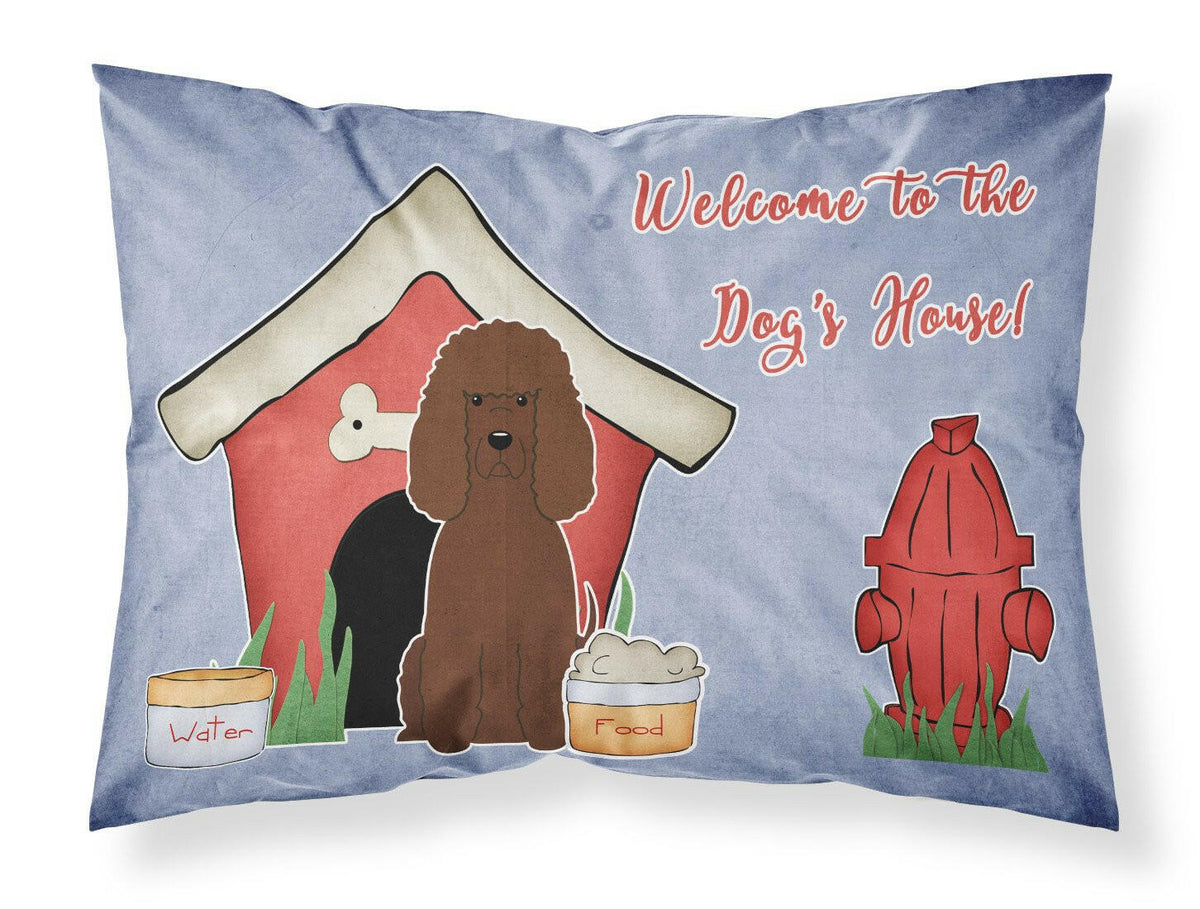 Dog House Collection Irish Water Spaniel Fabric Standard Pillowcase BB2817PILLOWCASE by Caroline&#39;s Treasures