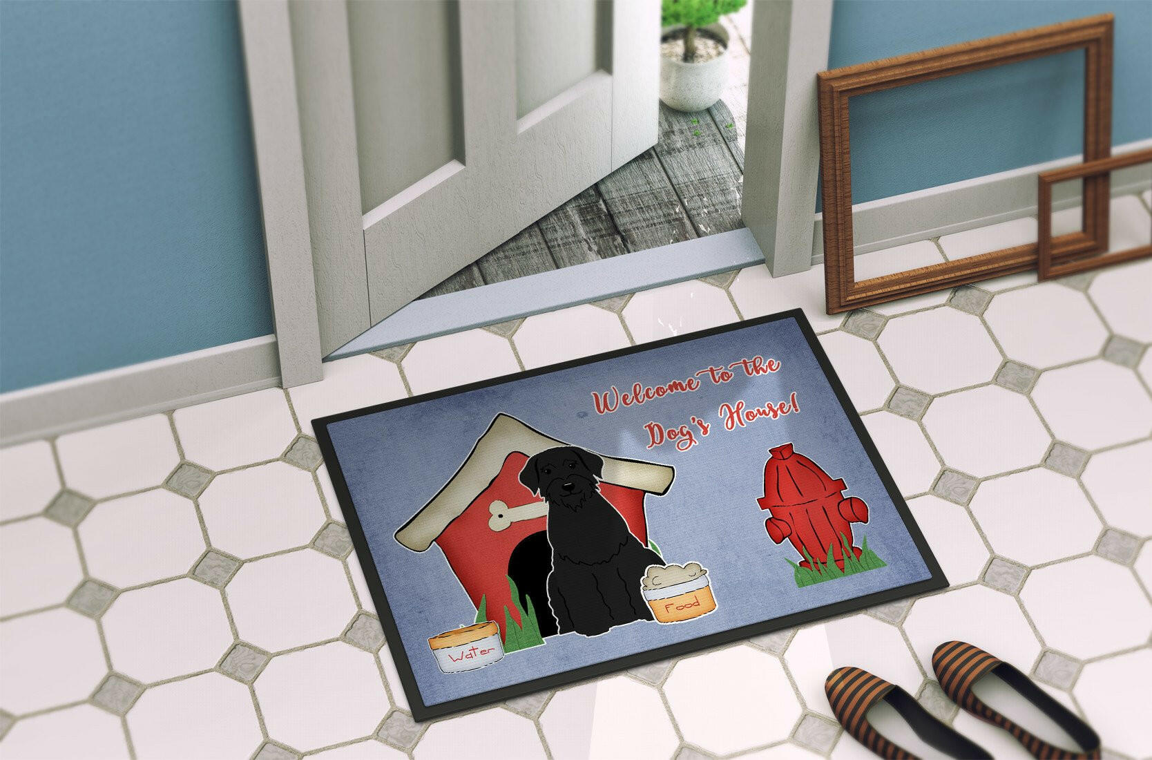 Dog House Collection Giant Schnauzer Indoor or Outdoor Mat 24x36 BB2820JMAT - the-store.com