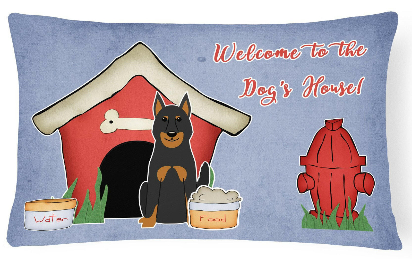 Dog House Collection Beauce Shepherd Dog Canvas Fabric Decorative Pillow BB2834PW1216 by Caroline's Treasures