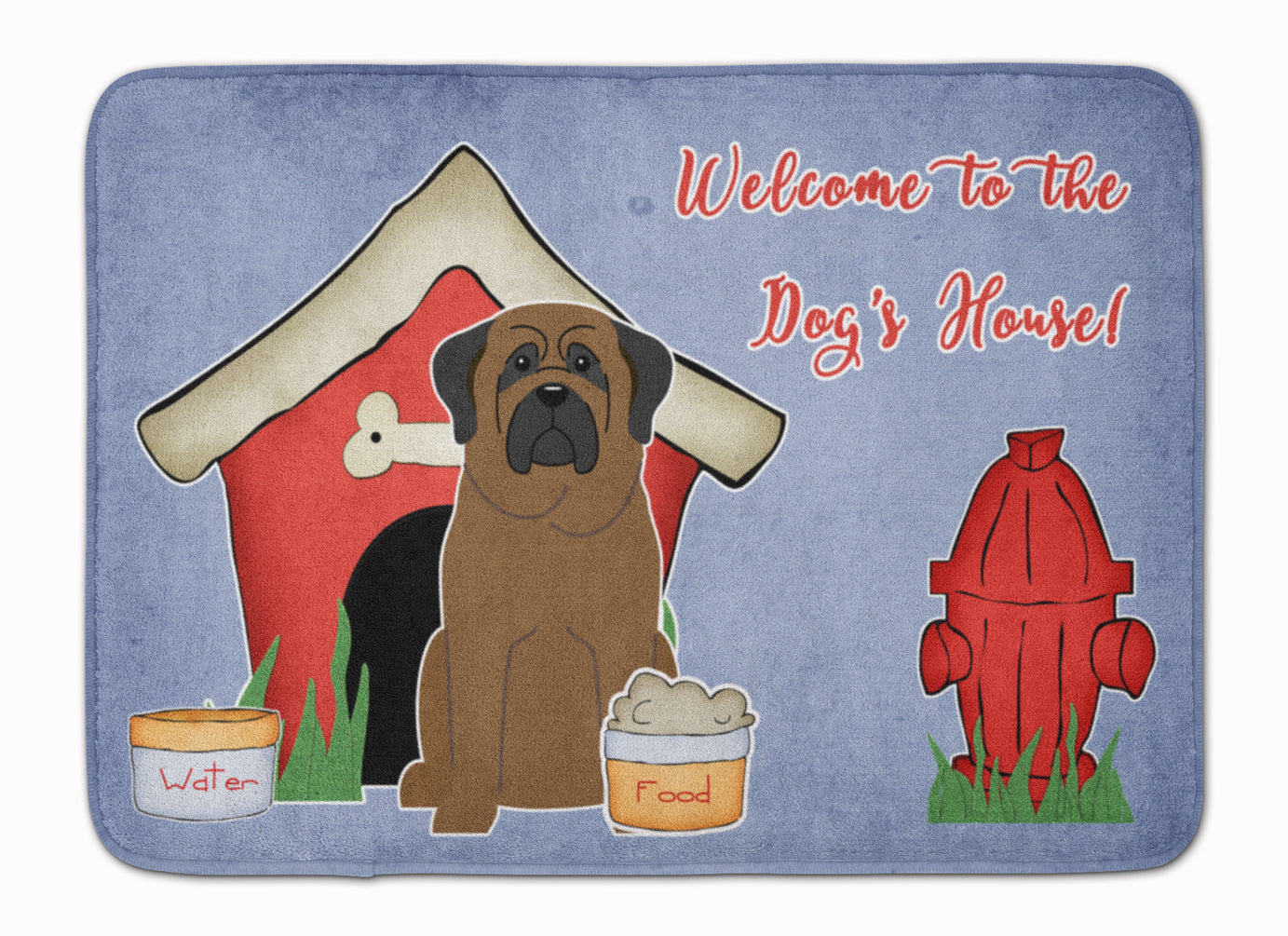 Dog House Collection Bullmastiff Machine Washable Memory Foam Mat BB2838RUG - the-store.com