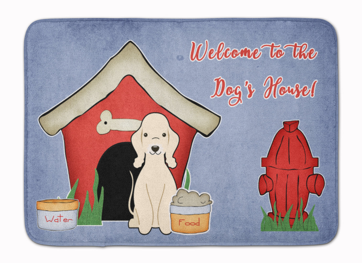 Dog House Collection Bedlington Terrier Sandy Machine Washable Memory Foam Mat BB2845RUG - the-store.com