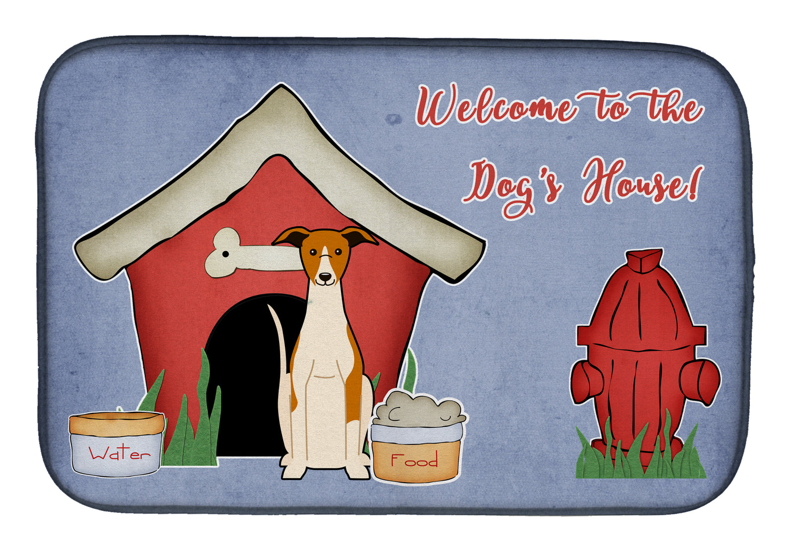 Dog House Collection Whippet Dish Drying Mat BB2853DDM  the-store.com.