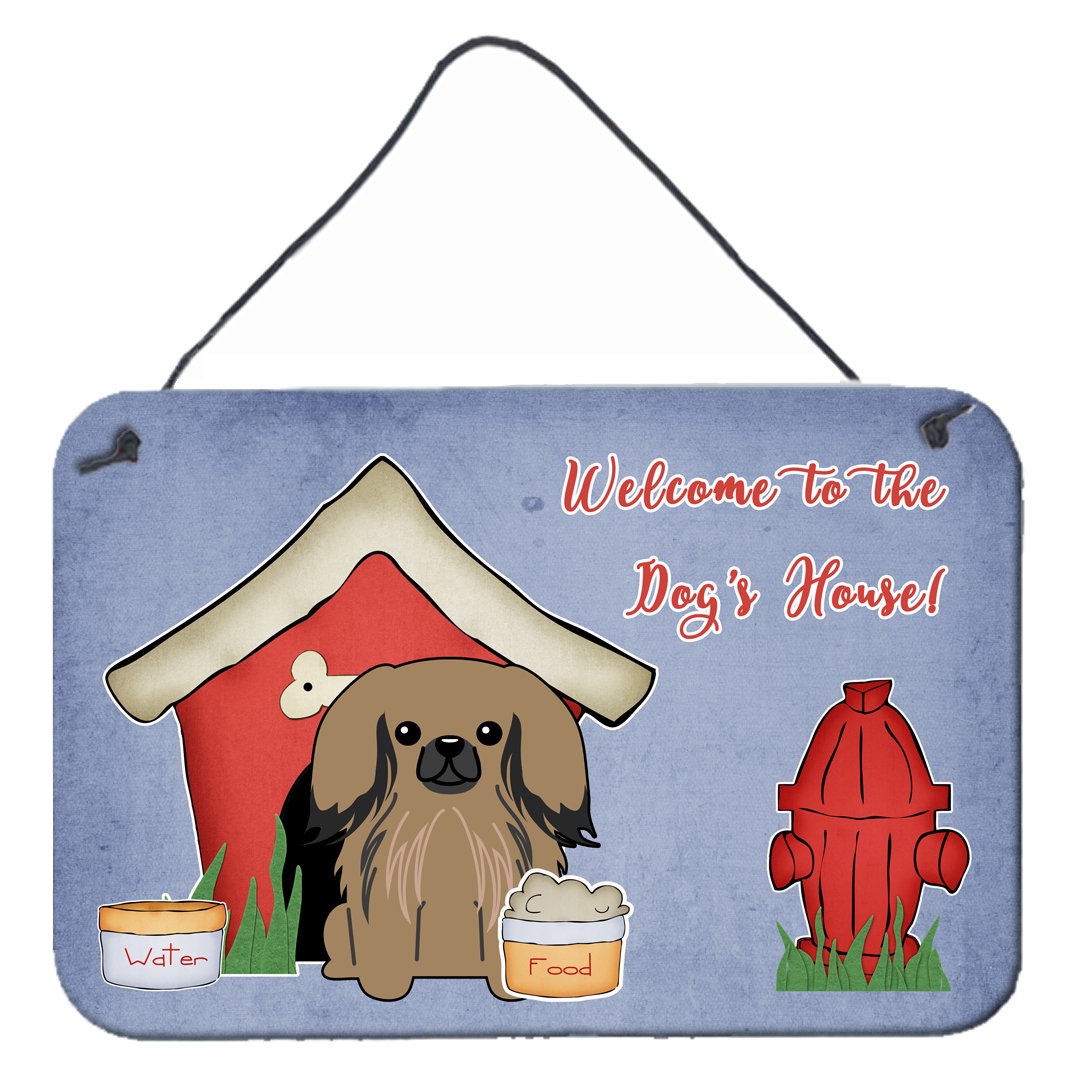 Dog House Collection Pekingnese Tan Wall or Door Hanging Prints by Caroline&#39;s Treasures