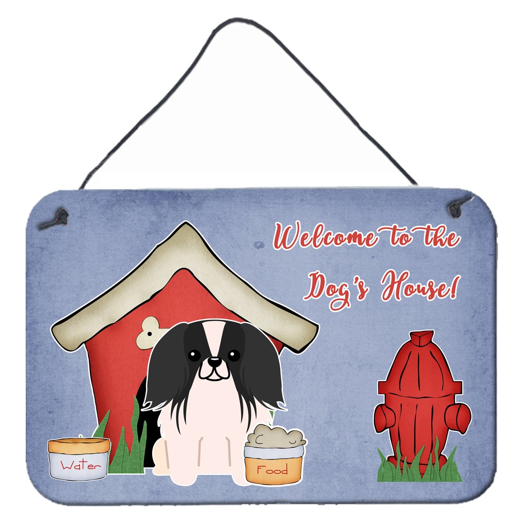 Dog House Collection Pekingnese Black White Wall or Door Hanging Prints by Caroline&#39;s Treasures