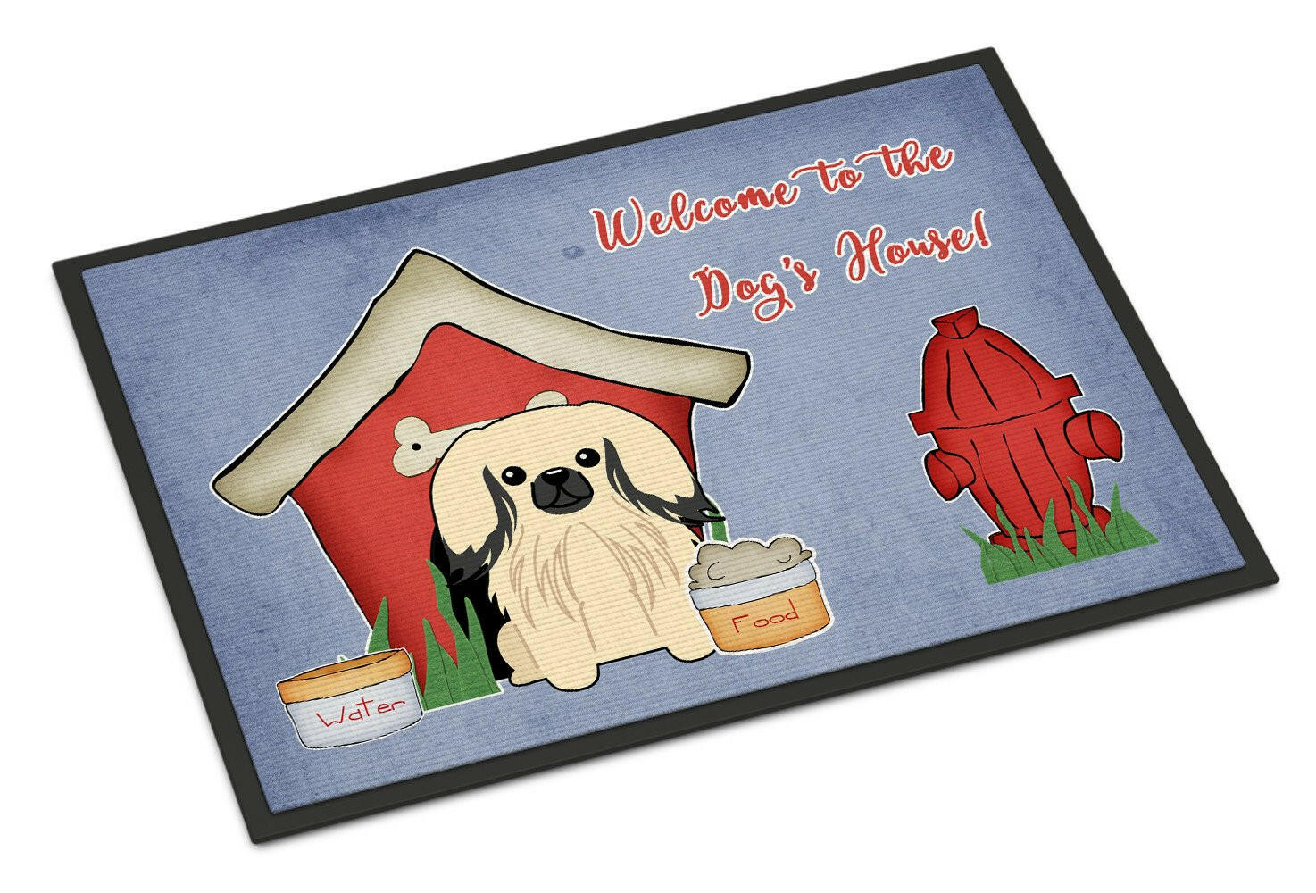 Dog House Collection Pekingnese Cream Indoor or Outdoor Mat 24x36 BB2860JMAT - the-store.com