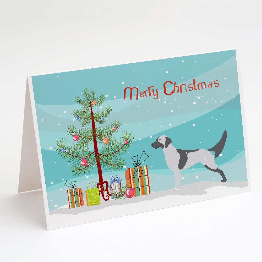 Buy this English Setter Merry Christmas Tree Greeting Cards and Envelopes Pack of 8