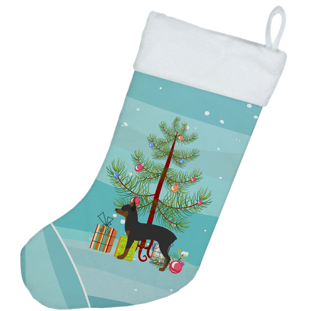 Toy Fox Terrier Merry Christmas Tree Christmas Stocking BB2905CS  the-store.com.