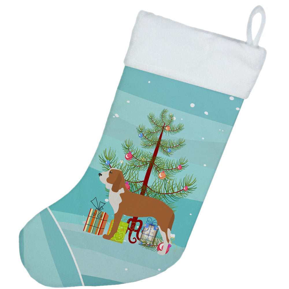 Spanish Hound Merry Christmas Tree Christmas Stocking BB2909CS  the-store.com.