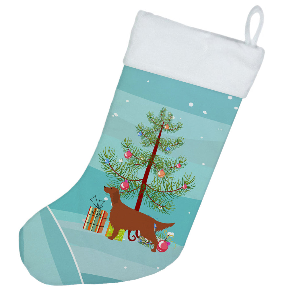 Irish Setter Merry Christmas Tree Christmas Stocking BB2911CS  the-store.com.