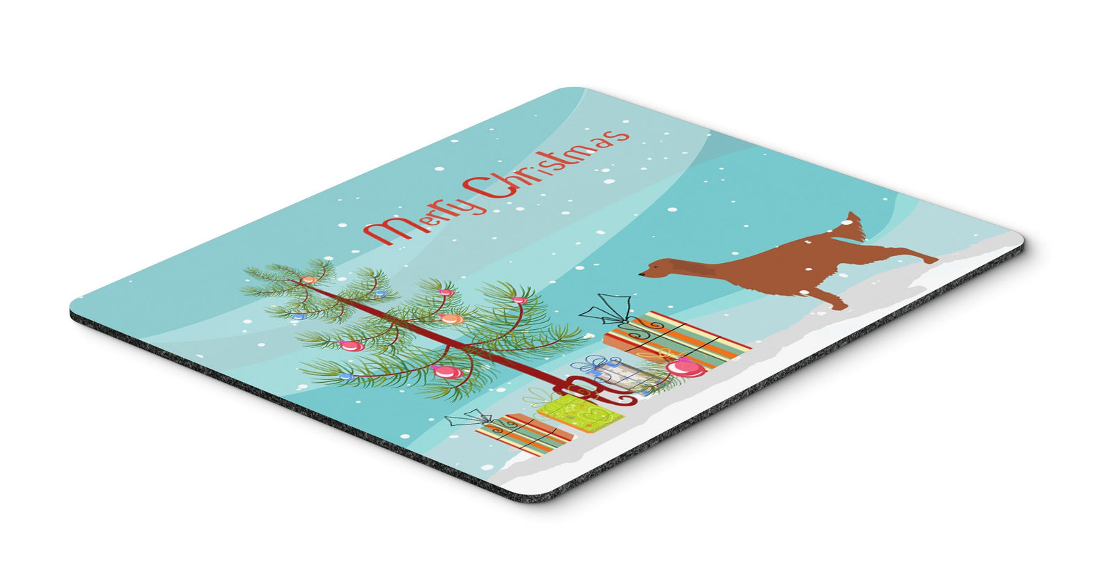 Irish Setter Merry Christmas Tree Mouse Pad, Hot Pad or Trivet BB2911MP by Caroline's Treasures