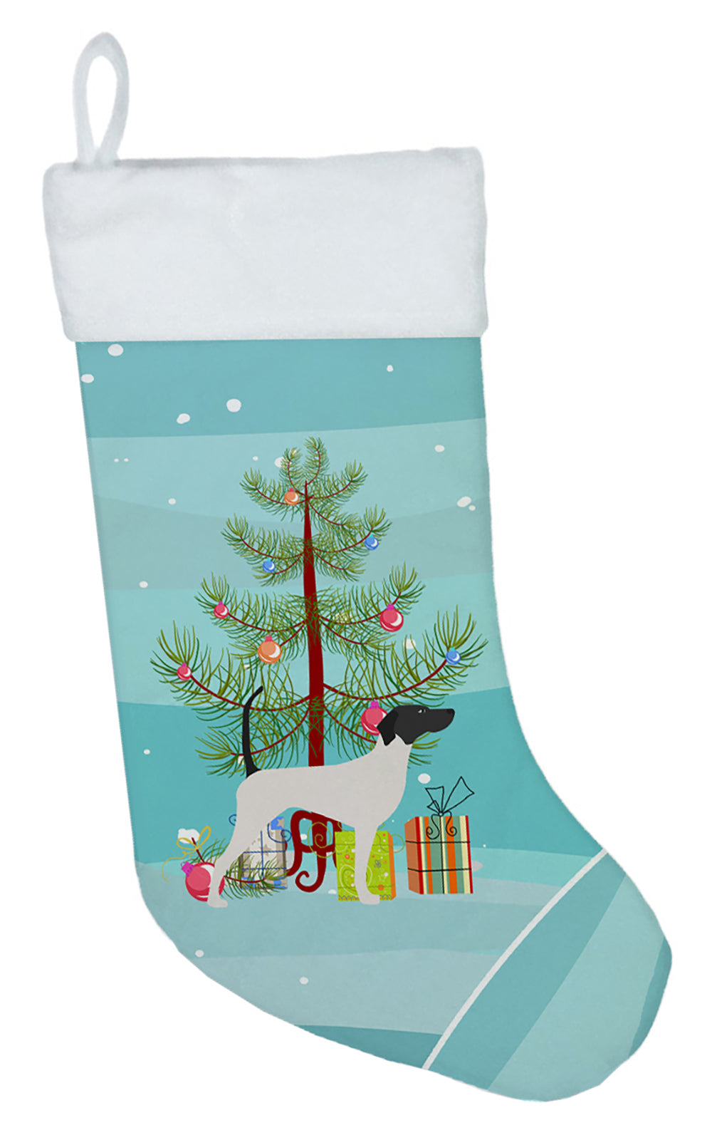 English Pointer Merry Christmas Tree Christmas Stocking BB2913CS  the-store.com.