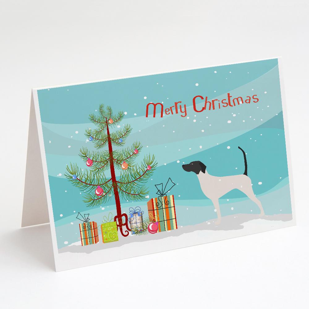 Buy this English Pointer Merry Christmas Tree Greeting Cards and Envelopes Pack of 8