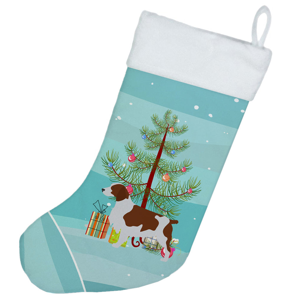 Welsh Springer Spaniel Merry Christmas Tree Christmas Stocking BB2918CS  the-store.com.