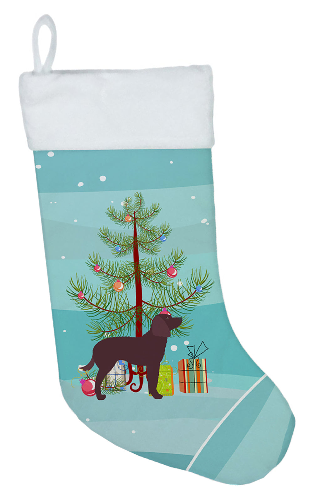 American Water Spaniel Merry Christmas Tree Christmas Stocking BB2919CS  the-store.com.