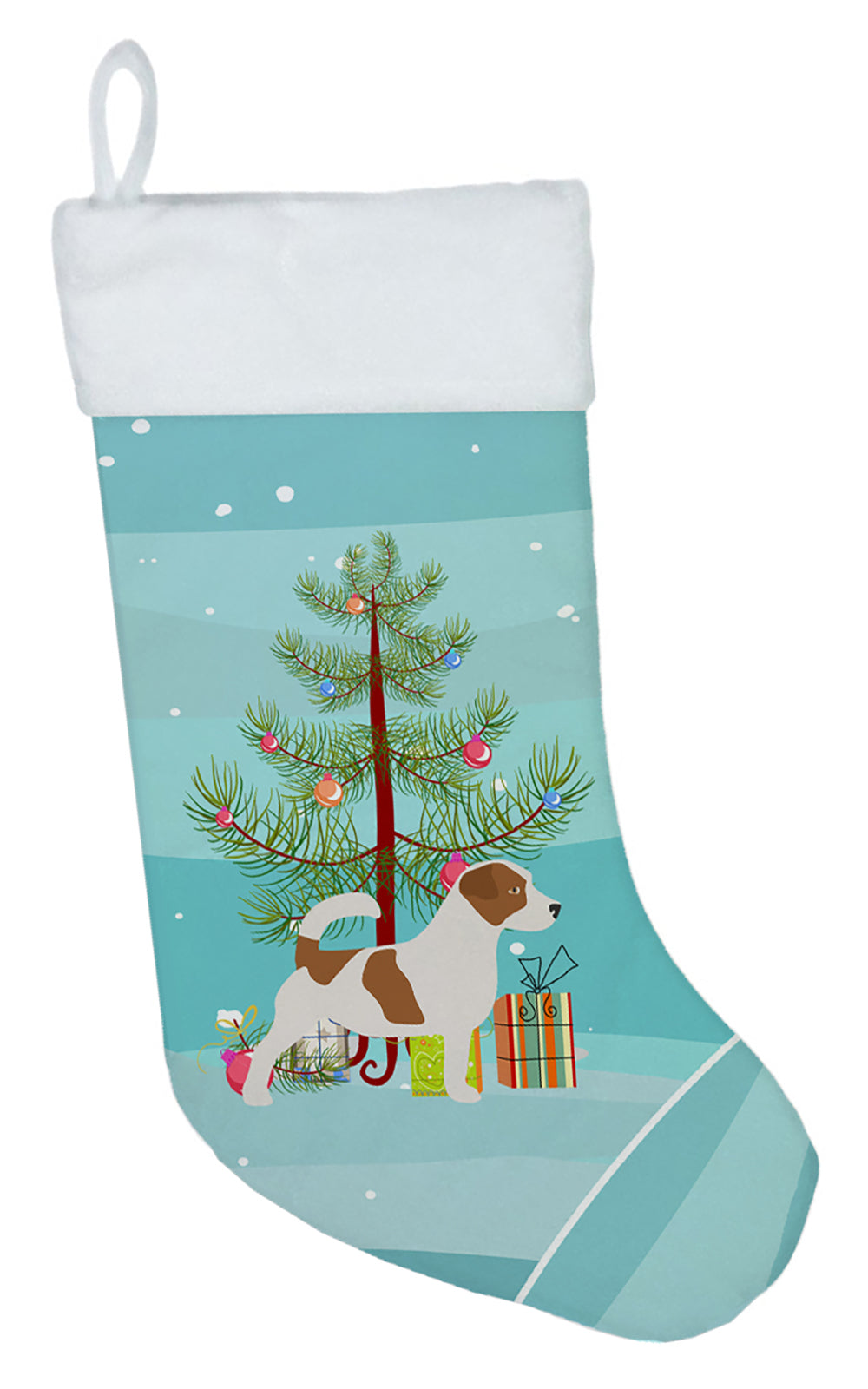 Jack Russell Terrier Merry Christmas Tree Christmas Stocking BB2925CS  the-store.com.