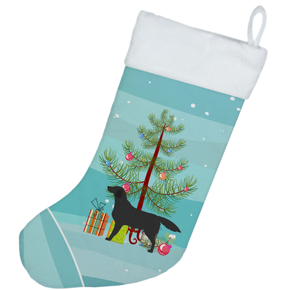 Black Labrador Retriever Merry Christmas Tree Christmas Stocking BB2926CS  the-store.com.